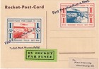1936 Canada Niagara Falls First Rocket Mail Flight Airmail Cover Ffc To Usa Ny