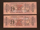 Set Of 2 Led Zeppelin Concert Tickets Jan 29 1975 Greensboro N c  Reproduction