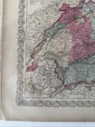 1855 Colton s Atlas Hand Colored Engraving Map Switzerland