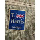 T Harris London Jacket Mens 42r Brown Herringdone Blazer Silk Wool Sport Coat