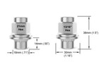 20pc Oe Mag Style Lug Nuts With Washer   12x1 25   For Nissan Infiniti  chrome 