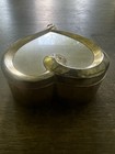 Things Remembered Vintage Heart Shaped Silverplate Trinket Gift Jewelry Box