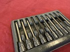 Snap-on Tools 10 Pc Drive Torx   Bit Long Socket Set T8-t50 210eftxl  never Used 
