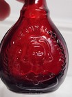 Vintage Wheaton Red Glass Bottle Jenny Lind The Swedish Nightingale - 3 5  Tall