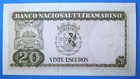 S6 - Portugal Timor 20 Escudos 1967 Unc  Banknote P  26     Beautiful Banknote