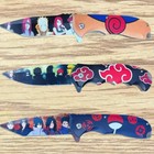 8 5  Sasuke Uchiha Naruto Anime Tactical Spring Assisted Open Pocket Knife
