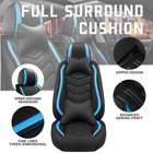 Nissan Pathfinder 2000-2026 Seat Covers Sport Nappa Leather 2-seat Black Blue