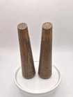 Vintage Mid Century Modern Mcm Plastic Faux Wood Salt And Pepper Shakers Retro