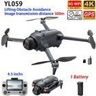 Yl059 Drone 4 5  Screen Gps Fpv 4k Camera Lift Obstacle Avoidance Quadcopter New