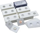 250pcs 2x2    Coin Flips Cardboard Holders With Mylar Window For Pennies   Dimes
