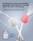 Maoever Cordless Nasal Irrigation System - Electric Neti Pot Sinus Rinse Mach   