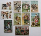 10 Vintage Victorian J    P  Coats Best Six Cord Spool Cotton Thread Trade Cards