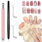 4pcs Professional Cat Eye Magnet For Nails Kit With Heart Shaper Tool   3-in-1