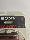 New    vintage 1992 Sony Walkman Wm-fx12 Red Portable Radio Cassette Tape Player