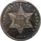 1873 Silver Three Cent   Pcgs Pr-64 Cam  Cac