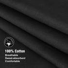 2 Pack 100  Cotton Bib Aprons With 2 Pockets Kitchen Cooking  Black