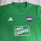 Sporting Kc Kansas City Jersey Mens Medium Adidas Mls Soccer Green Aeroready