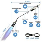 Propane Torch Weed Burner Kit With Battery Electric Pulse Ignition Flame Thrower