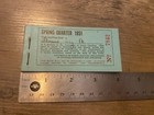 Vtg 1951 University Of North Carlonia Tarheels Unc Athletics Ticket Book