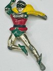 Dc Comics Robin 1966 Enameled Lapel Pin Brooch - Vgc - Used rare 2 25    
