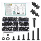 M3m4m5m6m8 Hex Socket Head Countersunk Screws Bolts Nuts Washers Assortment Kit
