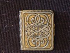 Vintage Avon Gold-tone Book Locket Solid Perfume Compact