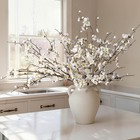 Versatile 6 Pcs Faux Cherry Blossoms - Perfect For Weddings And Home Settings