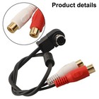 Superior Quality Aux Input Car Audio Cable Line Adapter For Alpine Kca121b