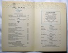 Vintage Sky Room Dinner Menu 1962 The Breakers Hotel Long Beach California