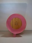 Baby Plate Silicone Divided Bamboo Toddler Food Pink Avanchy 