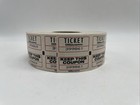 Roll Of 2000 Gray Double Stub Raffle Tickets Split The Pot 50 50 Office Depot