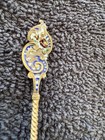 Antique Russian Gilt Silver Enamel Spoon 84 Zolotnik Style Cloisonn   4 25   