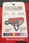 New Nwt Dogline Esa Service Dog Vest Red Reflective Changeable Patches Medium