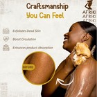 Afriki African Net Sponge  Exfoliating Body Scrubber  Extra Long Stretch  1 Pack