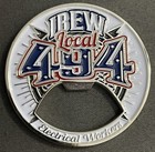Ibew Local 494 Challenge Coin Milwaukee Wisconsin Reddy Kilowatt Bottle Opener