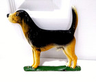 Metal Beagle Mail Box Or Fence Topper Or Shelf Sitter
