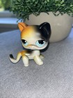 Lps Calico Cat Shorthair   106 Authentic Littlest Pet Shop  Blue Eyes Rare 2004
