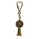 Telegraph Keychain Brass Nautical Ship Wheel Maritime Engine Vintage
