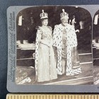 King Edward Vii Queen Alexandra Coronation Stereoview Underwood 1902 London