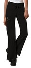 Cherokee Black Large Scrubs Workwear Core Stretch Drawstring Cargo Pant 24001