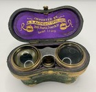 Verdi Paris Mother Of Pearl   Brass Vintage Opera Glasses W original Case