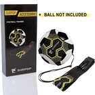 Surpop Soccer volleyball rugby Trainer  Football Kick Throw Solo 6   Black 