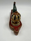 Vintage Wooden Peacock Crafted Engraved 3 Compartment Tikka Powder India