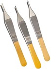 German T c Adson Tissue Forceps 1x2 Rat Tooth brown  serrated Teeth Surgical Ins