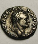 Rare Genuine Ancient Roman Silver Coin Denarius Vespasian Sacrificial Implements
