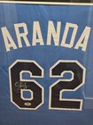 Jonathan Aranda Autographed Signed Framed Tampa Bay Rays Jersey Psa Coa