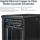 Startech com Gigabit Ethernet Copper-to-fiber Media Converter - Sm Lc - 20 Km - 
