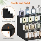 Plastic 12 Inch Dark Cologne Stand  Step Perfume Organizer