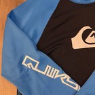 Quiksilver Men s Rash Guard Uv Techblue Black Medium Long Sleeve Surf Swim Shirt