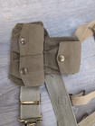 Ww2 British Uk Lee Enfield  P-37 Patten Web Triple Tri Ammo Pouch Belt Shoulder 